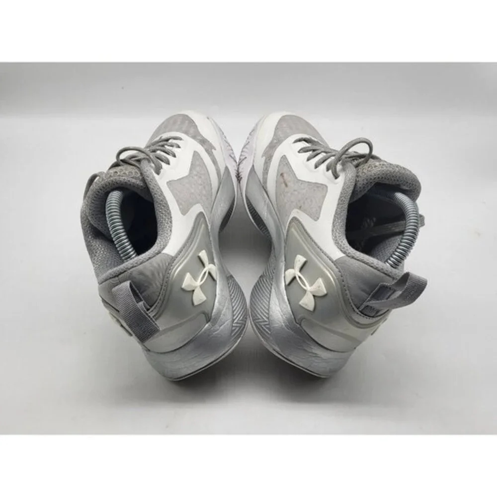 Under Armour ClutchFit Drive 2 Low‎ Men's 7.5 Gray White Basketball Shoes